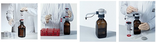 Applicazioni e utilizzo del Dosatore per Bottiglia Brand Seripettor - strumenti da laboratorio - TecnoLab