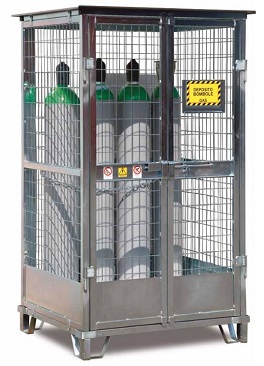 Gabbia per Stoccaggio Esterno Bombole Gas PBO X 912 - strumenti da laboratorio - TecnoLab