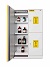 Armadio Combinato CHEMISAFE COMBISTORAGE 3 CS343MY11 120 - strumenti da laboratorio - TecnoLab