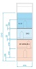Schema Armadio Combinato CHEMISAFE COMBISTORAGE 60 IAB Fire Type 90 CSF239/3C - strumenti da laboratorio - TecnoLab 