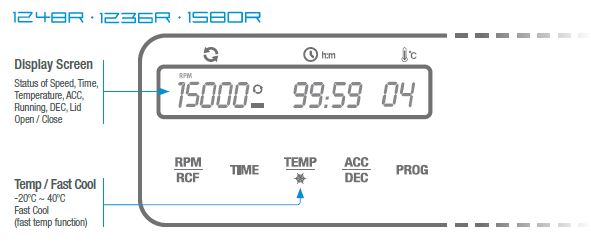Centrifuga 1248R display - strumenti da laboratorio - TecnoLab