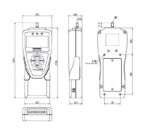 Dinamometro ZT Disegno - strumenti da laboratorio - TecnoLab